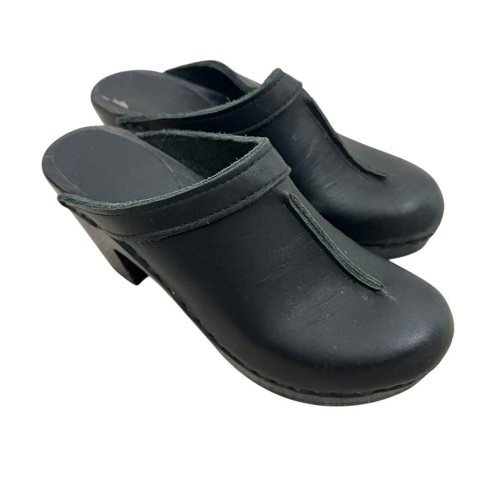 Sven Black Mule Clogs Women Size 37